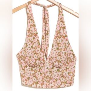 NWT Abound Cropped Halter Top